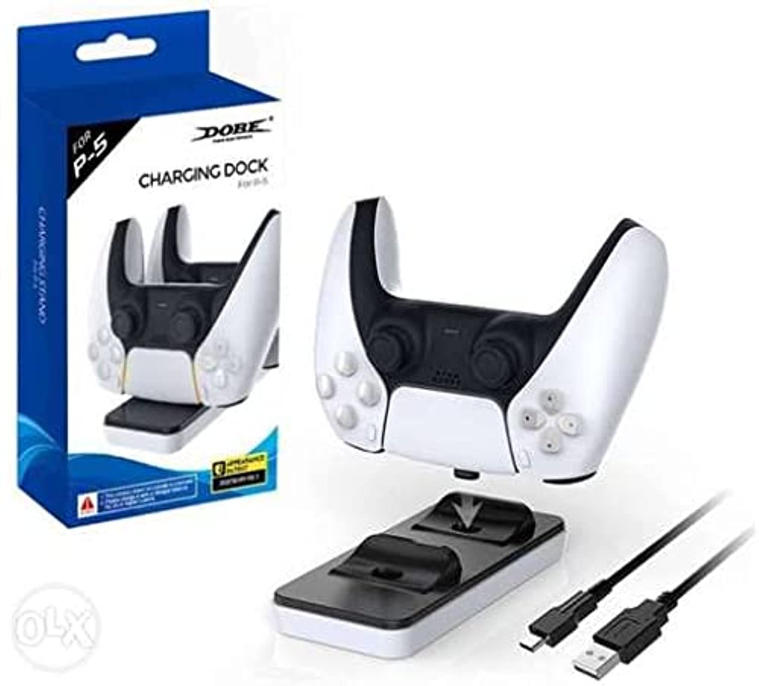 Base de carga Dobe para controles DualSense PS5 carga rápida